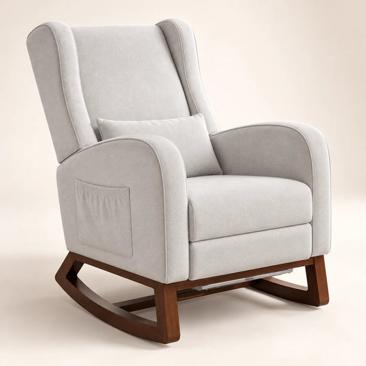 Fauteuil allaitement à bascule – rocking-chair « Maman Confort »